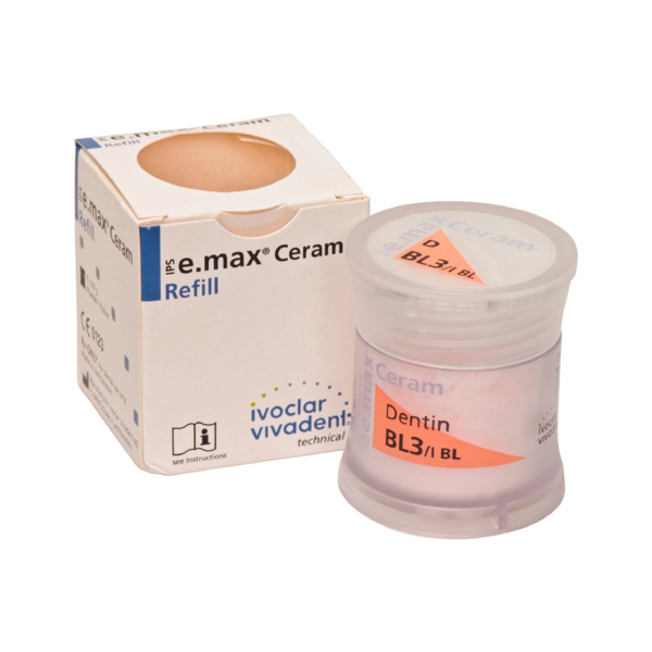 IPS e.max Ceram Dentin - дентин, цвет BL3, 20 г - фото 0