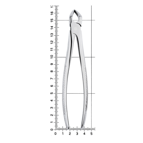 Щипцы для удаления зубов, нижние корни, вертикально-изогнутые, стандартные - фото 7