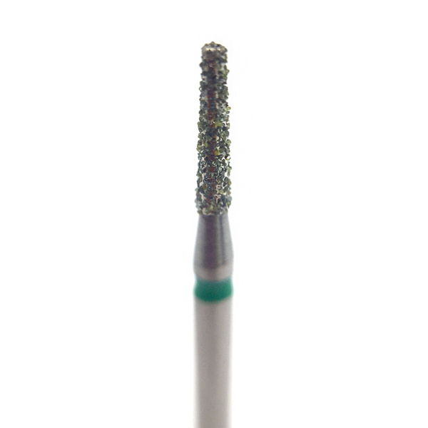 Бор алмазный 846G, конус усеченный, D=1.2 мм, L=6.0 мм, FG, зеленый, 5 шт - фото 0