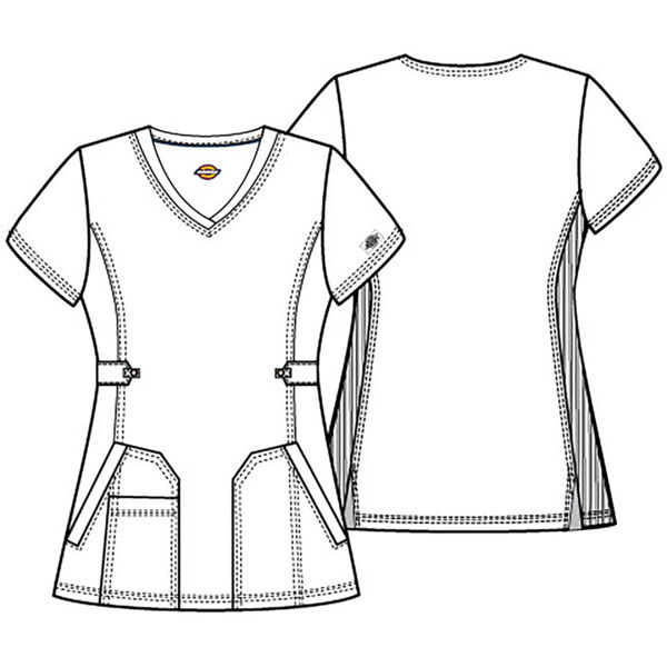 Топ женский Dickies Balance DK940, синий, 2XL - фото 4