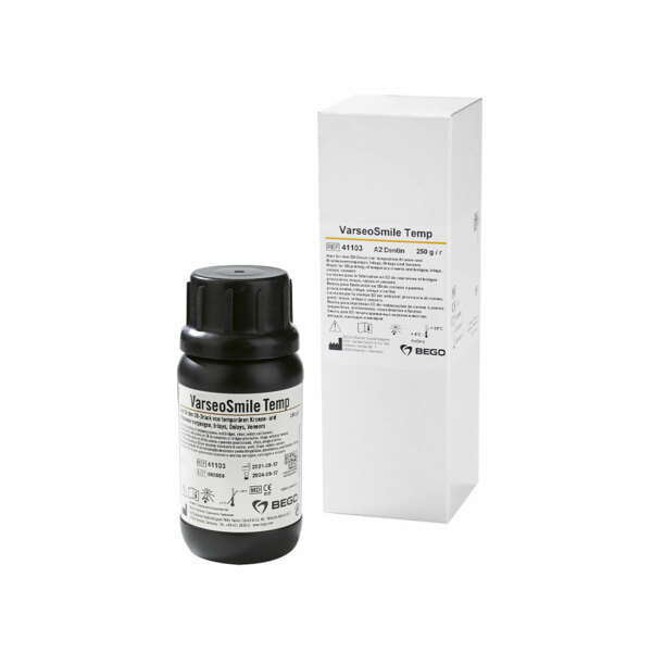 Смола для 3D-печати Bego VarseoSmile Temp, для временных коронок, А3, 250 г - фото 1