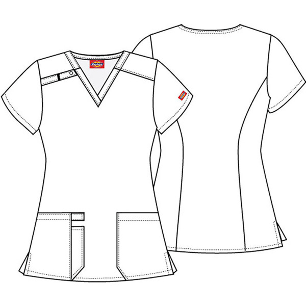 Топ женский Dickies DK617, домашние животные, XS - фото 4