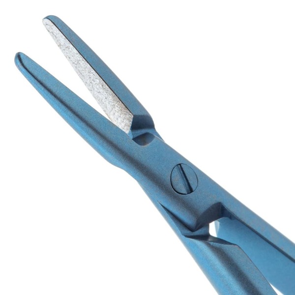 Иглодержатель микрохирургический, прямой, игла 6/0, 1 мм, длина 180 мм - фото 1