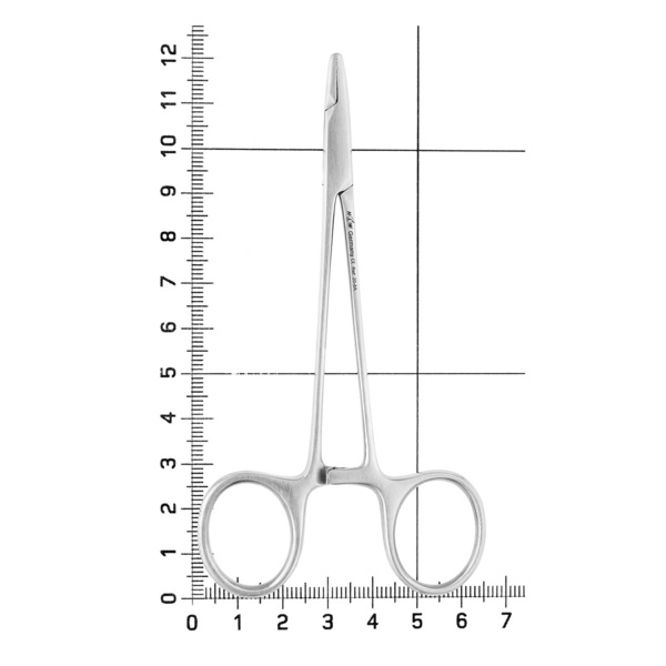 Иглодержатель Webster, прямой, гладкий, 12,5 см - фото 3