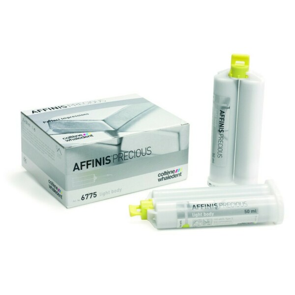 AFFINIS Precious Light Body - жидкотекучий корригирующий материал (A-силикон), второй слой, 2х50 мл - фото 0