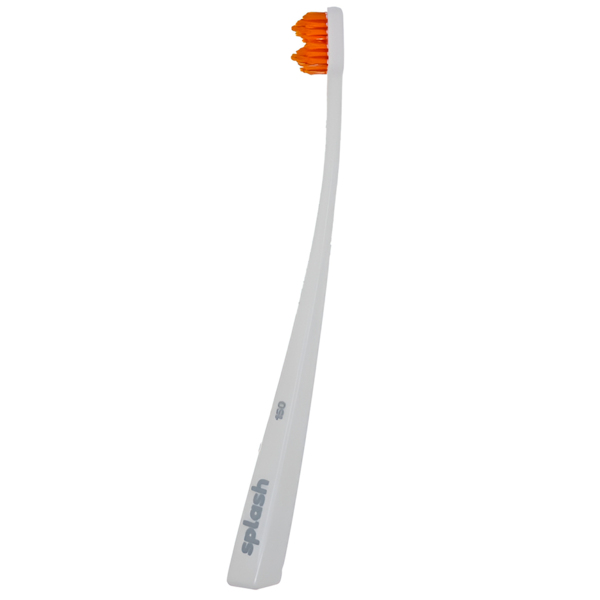 Зубная щетка Splash Brush Double 150, мягкая, белый, 1 шт - фото 0