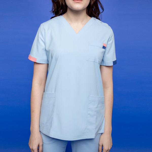 Туника женская 254 Alabama, R132 светло-голубой, S - фото 1