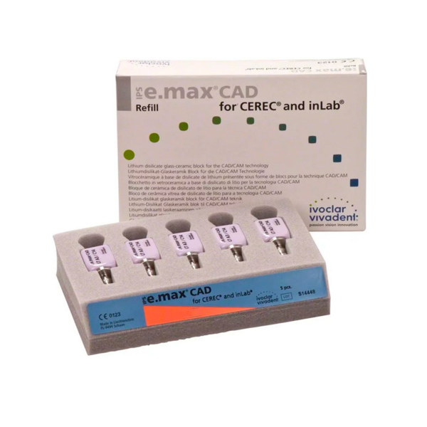 IPS e.max CAD CEREC/inLab LT - блоки из стеклокерамики, цвет A3,5 C14, 5 шт - фото 1