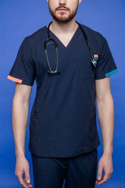 Туника мужская 258 Michigan, R156 тёмно-синий, 4XL - фото 1