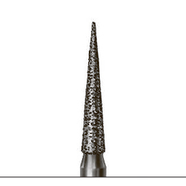 Бор алмазный 858, заостренный, D=1.4 мм, L=8.0 мм, HP, синий - фото 0