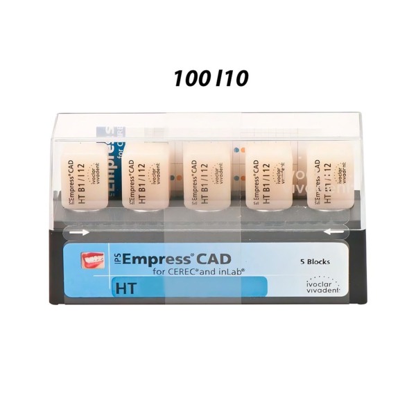 IPS Empress CAD CEREC/inLab HT - блоки из керамики, цвет 100, I10, 5 шт - фото 0