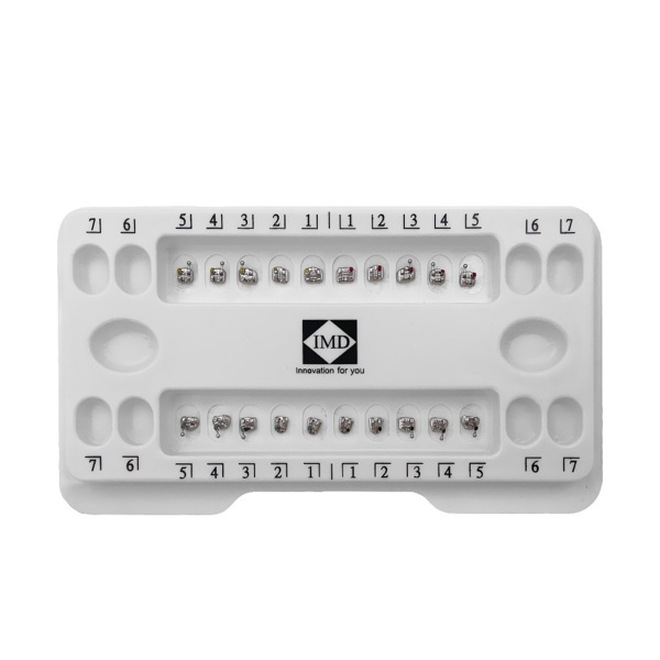 Комплект брекетов IMD Atua Mini Roth, металлические, 20 шт