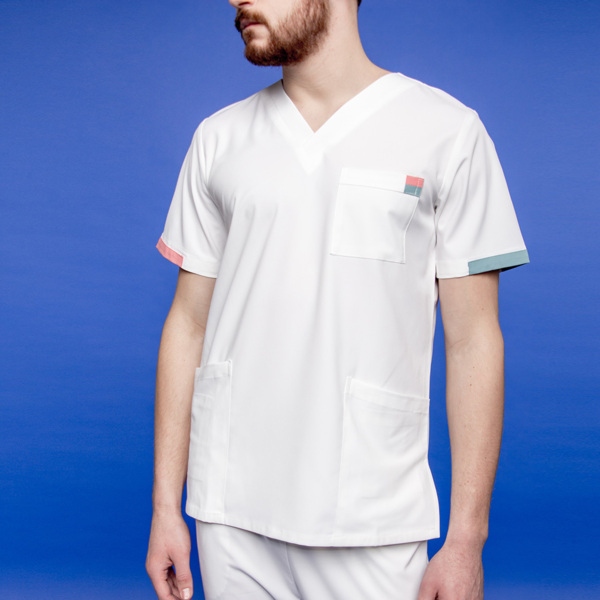 Туника мужская 258 Michigan, R150 белый, L - фото 0