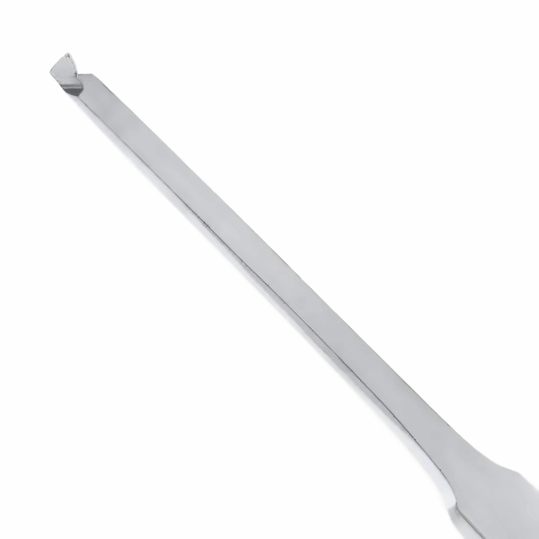 Пинцет хирургический HLW Gerald №22-22A, прямой, для фиксации мягких тканей, гладкие зубчики 1х2, L=180 мм, с фиксатором, сталь, 1 шт - фото 1