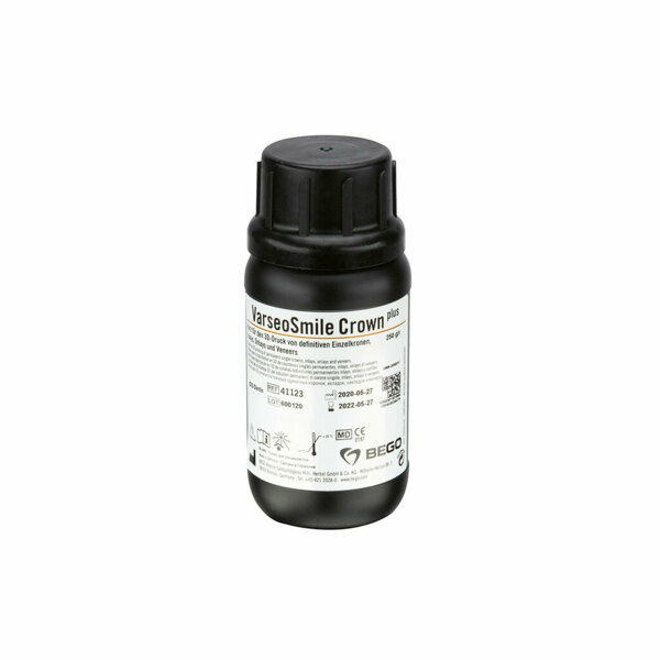 Фотополимерная смола Bego VarseoSmile Crown plus, для 3D-печати постоянных коронок, цвет D3, 0.25 кг - фото 0