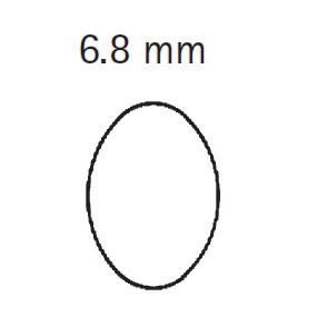 Кюретка VOLKMANN, костная, 6,8 мм, длина 170 мм - фото 1