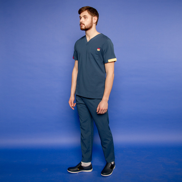 Брюки медицинские мужские Pulse R148, нэви, 4XL - фото 1