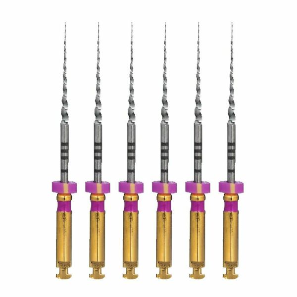 Файлы машинные Eurofile Ultratapers, для препарирования каналов, 21 мм, №S1, никель-титан, 6 шт - фото 0