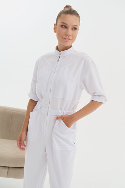 Комбинезон женский Тезис TZ490, белый, 44 - фото 3