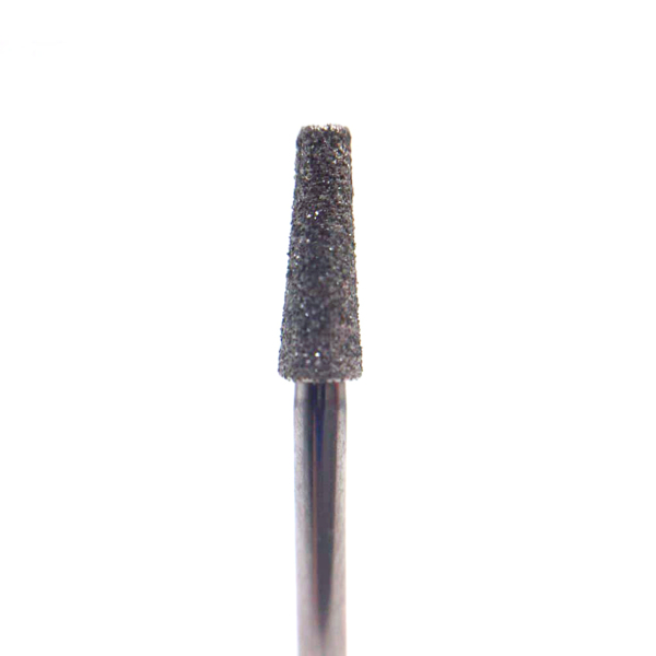 Бор алмазный 846, конус, D=2.5 мм, L=7 мм, FG, синий, 1 шт - фото 0