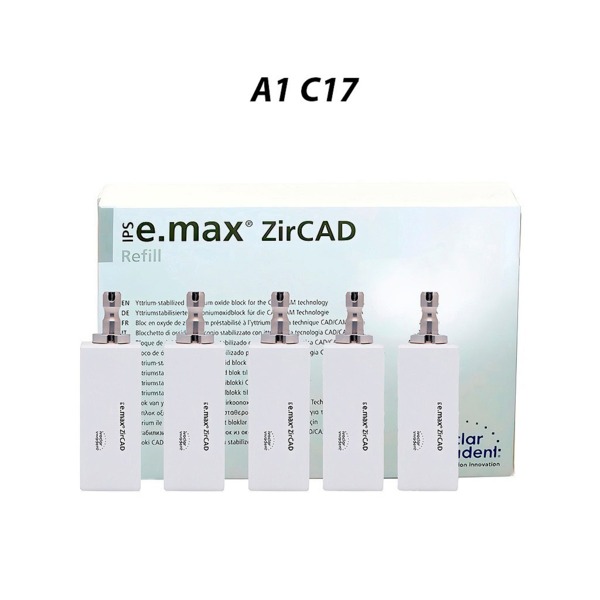 IPS e.max ZirCAD CEREC MT Multi - блоки из оксида циркония, цвет A1, C17, 5 шт - фото 0