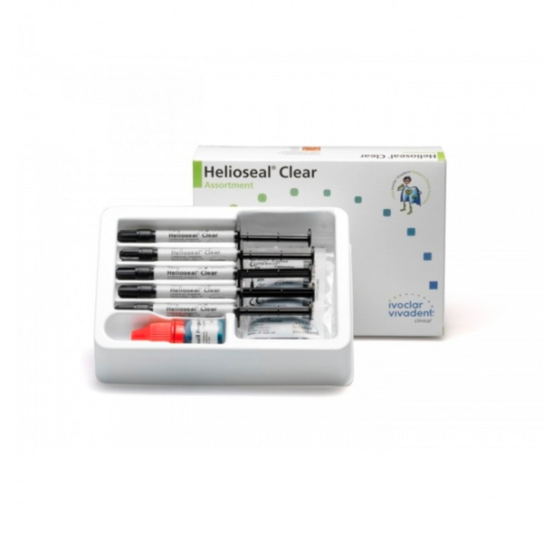 Helioseal Clear Assortment - набор стоматологический для запечатывания фиссур и слепых ямок, 5x1.25 г - фото 0