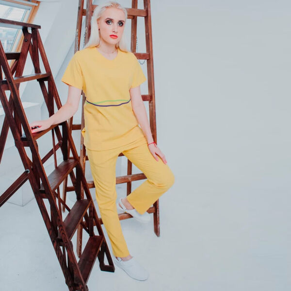 Туника женская 242 Florida, R126 лимонно-желтый, S - фото 2