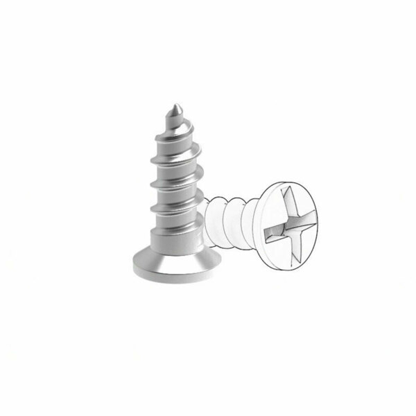 Винт самонарезающий EndoCarbon, для остеоcинтеза, L=4 мм, D(стержня/головки)=1.4/2.5 мм, титан, 5 шт - фото 0