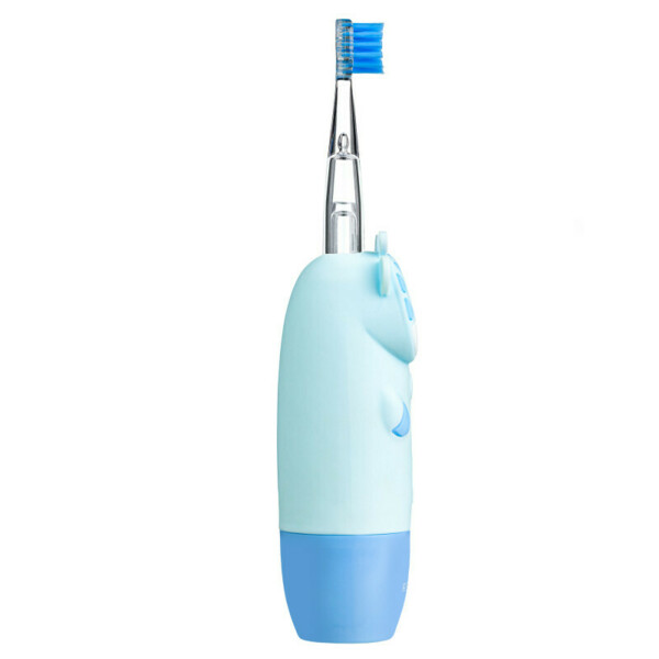 Детская электрическая звуковая зубная щётка Revyline RL 025 Baby, голубой - фото 3