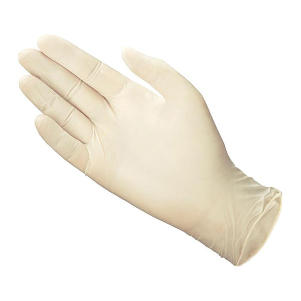 Медицинские одноразовые латексные перчатки, белые, размер M, 100 шт - фото 4