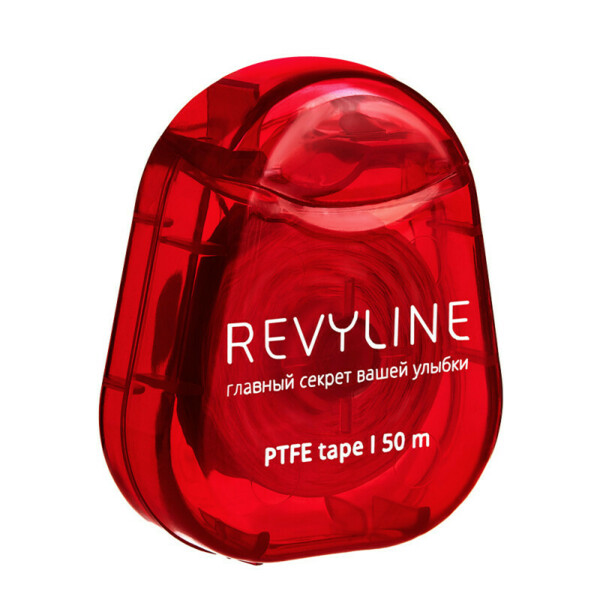 Зубная нить Revyline PTFE Special Color Edition Magenta, тефлон, красный, 50 м - фото 2