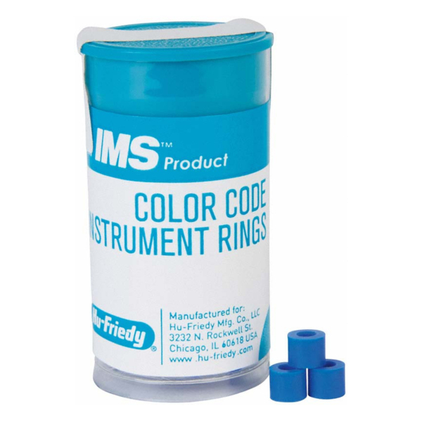 Кольца маркировочные IMS, маленькие, синие, для ручек №2, 4, 50 шт - фото 0