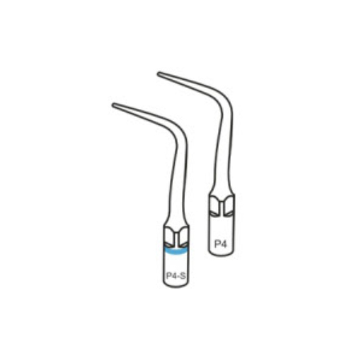Насадка ультразвуковая Eighteeth P4-S, для скалера Satelec, пародонтологическая, для удаления наддесневых отложений, D=0.41 мм, L=21.2 мм, 1 шт - фото 0