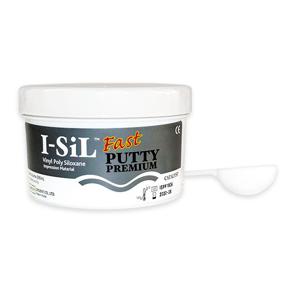 I-SiL Premium Putty FAST - поливинилсилоксановая оттискная масса (А-силиконы Fast), 2х290 г - фото 3