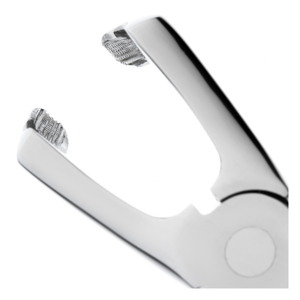 Щипцы для удаления зубов, нижние 3-и моляры, глубокий захват, вертикально-изогнутые, стандартные - фото 4