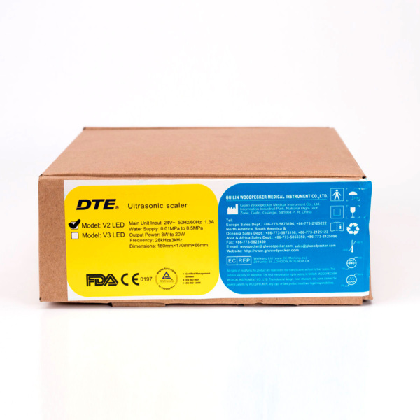 DTE-V2 LED - ультразвуковой скалер, 5 насадок в комплекте (GD1x2, GD2, GD4, PD1) - фото 2