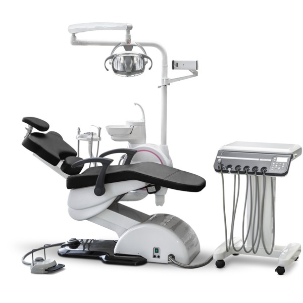 Стоматологическая установка Woson Wod 550 детская, с подкатным блоком, черная слива (W12) - фото 0