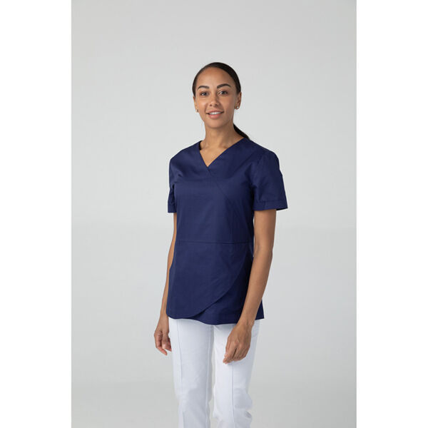 Туника женская Dr. Nice, короткий рукав, синий, 42 - фото 3