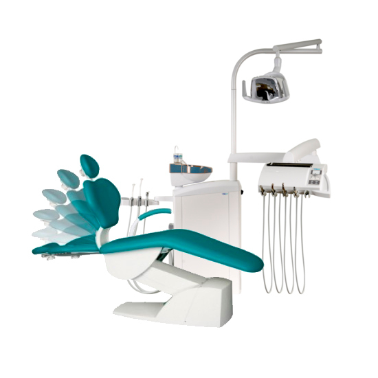 Блок врача STOMADENT GLANC A100 с креслом DC70E, с нижней подачей - фото 0
