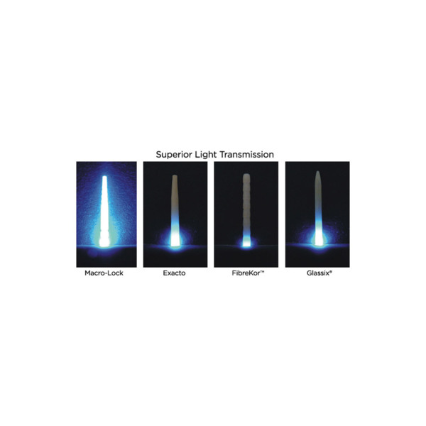 Штифт кварцевый внутриканальный RTD Macro-lock post ilussion X-RO №2, для восстановления культи, D=1.45 мм, L=17.5 мм, 10 шт - фото 4