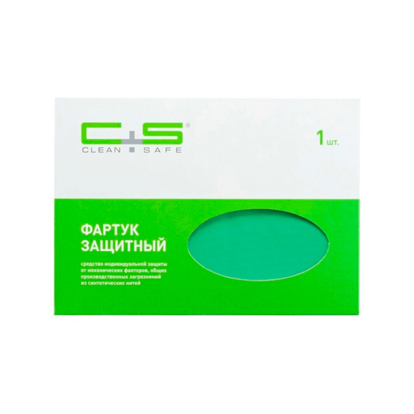 Фартук защитный, средний, зеленый - фото 0