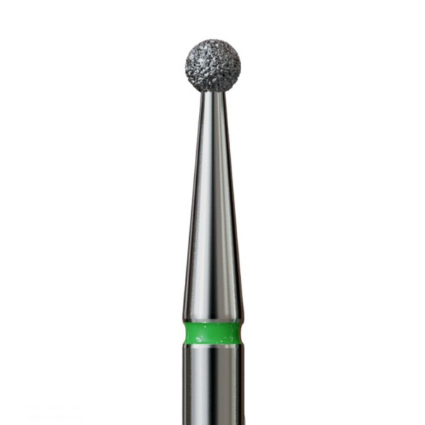 Бор алмазный 801G, шаровидный, D=1.4 мм, FGXL, зеленый - фото 0