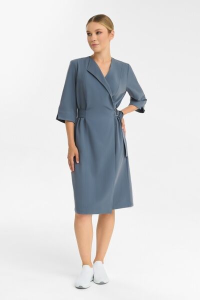 Халат-платье Тезис TZ150, синий, 52 - фото 0