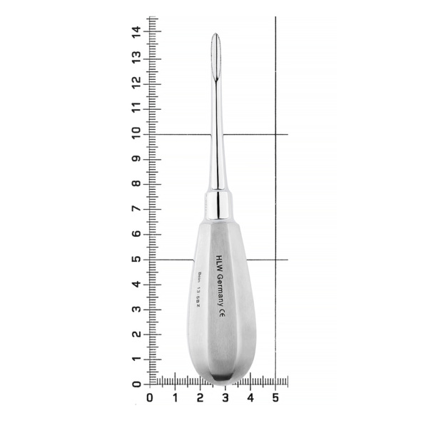 Элеватор Bein, прямой, зубчатый, заостренный, 4,0 мм - фото 3