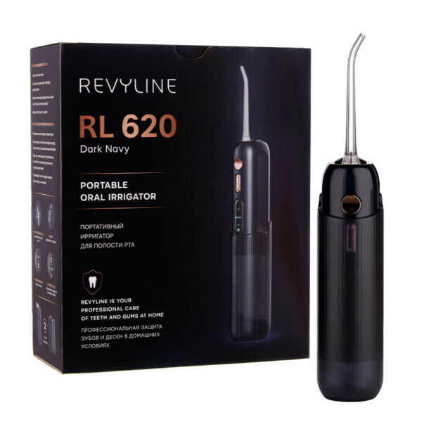 Портативный ирригатор Revyline RL 620, чёрный - фото 0