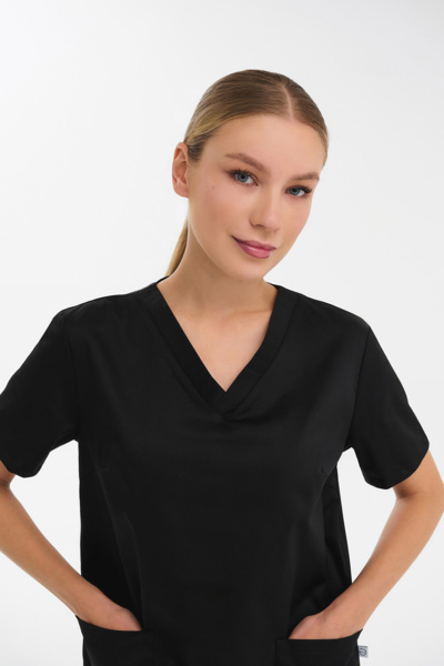 Туника женская Тезис TZ338, unica, черный, 50 - фото 1