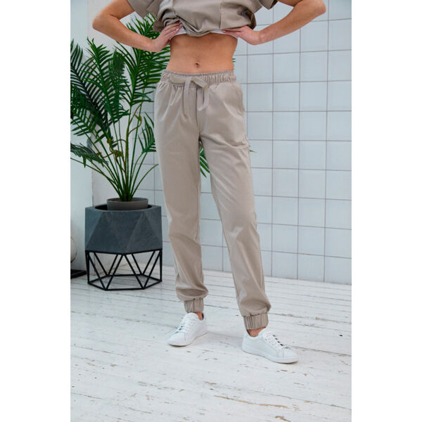 Джоггеры женские Dr. Nice, бежевый, 50 - фото 0