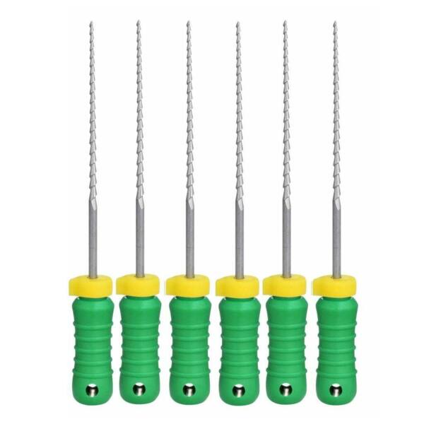  Файлы ручные Eurofile H-Files, для расширения и выравнивания корневого канала, 31 мм, №70/.02, сталь, 6 шт - фото 0