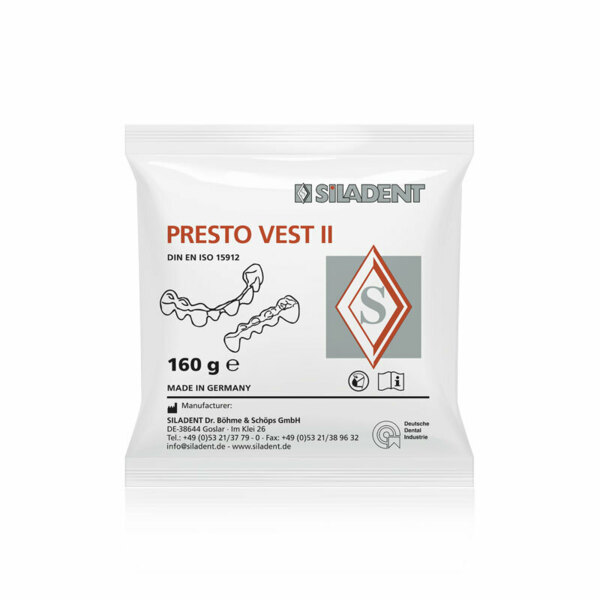 Presto Vest II - скоростной паковочный материал, коробка 20 кг (125 х 160 г)