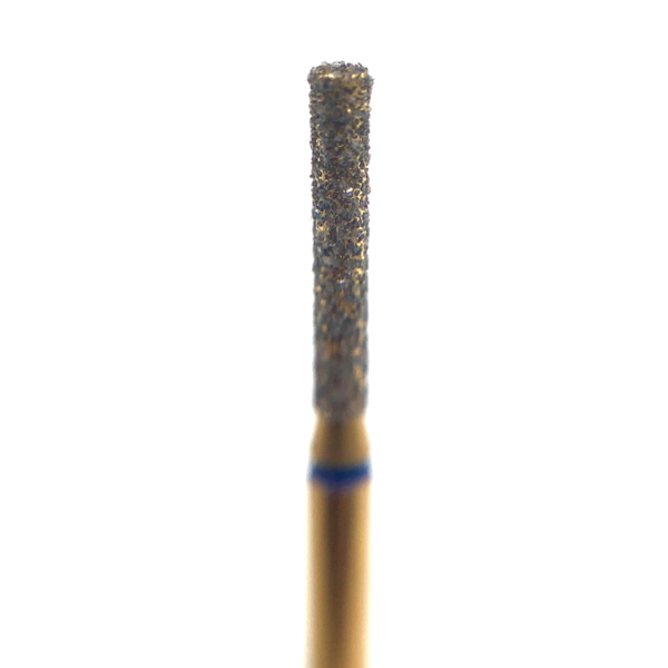 Бор алмазный G837, цилиндр, D=1.2 мм, L=7.0 мм, FG, синий, 1 шт - фото 0